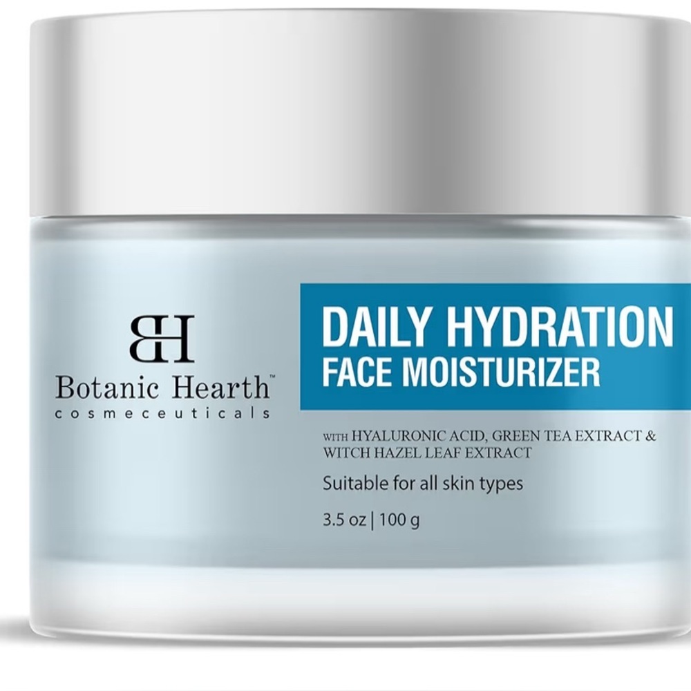 Botanic Hearth Daily Hydration Moisturizer With Hyaluronic Acid, Green Tea